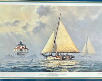 John Barber framed print “Chesapeake Morning”