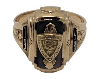 10k Class Ring

Sz 6

Weight 5.61 grams (including stones)

Estimated Melt Value: $198.38 as of (1/4/25) (including stone)

Buyer is responsible to pay for Shipping and Ins (See Shipping Details)