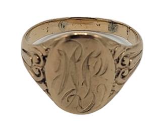 10k Monogrammed Ring

Sz 9

Weight 4.72 Grams

Estimated Melt Value: $166.91 as of (1/4/25)

Buyer is responsible to pay for Shipping and Ins (See Shipping Details)