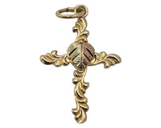 10k Black Hills Gold Cross

CCO Hallmark

L x W:&nbsp;L 2.5cm&nbsp; W 1.5cm

Weight: .51 grams&nbsp;

Estimated Melt Value: $18.03&nbsp; as of (01/08/2025)

Buyer is responsible to pay for Shipping and Ins (See Shipping Details)