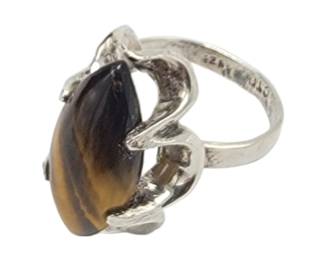 Tigers Eye Stone Silver Ring

Hallmarks: 925

Sz 8.75

Weight: 7.77&nbsp;&nbsp;


Estimated Melt Value: $6.46 as of (01/07/2025 )

Buyer is responsible to pay for Shipping and Ins (See Shipping Details