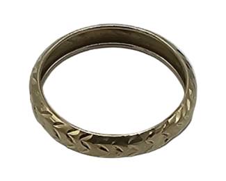 10k Engraved Ring

Sz 9

Weight 0.85 grams

Hallmark: Ma

Estimated Melt Value: $30.06 as of (1/5/25)

Buyer is responsible to pay for Shipping and Ins (See Shipping Details)