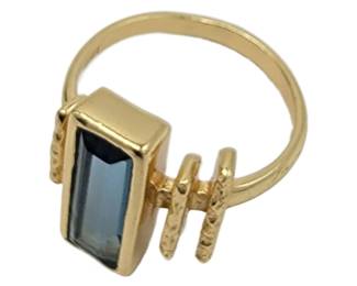 925 Aquamarine Ring

Gold over Sterling Silver

Hallamrk AHM

Sz 8

Weight:&nbsp; 4.73 grams


Estimated Melt Value: $3.93&nbsp; as of ( 01/07/2025)

Buyer is responsible to pay for Shipping and Ins (See Shipping Details)&nbsp;