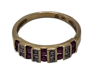 10k Gemstone Ring&nbsp; (not tested or certified stones)

Sz 6

Hallmark Pd

Weight 2.06 grams (including stones)

Estimated Melt Value: $72.85 as of (1/5/25) (including stones)

Buyer is responsible to pay for Shipping and Ins (See Shipping Details)