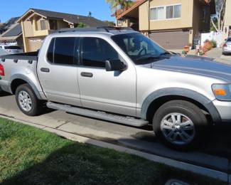 Ford Explorer Sport Trac. 2008. Sport Utility 4 Door Pick Up Truck. XLT.&nbsp; 4 Liter. Automatic 5 speed with overdrive. New Transmission. Bluetooth, electric rear window. CD/AM/FM stereo. Keyless entry. 191,000 miles. Some body damage.