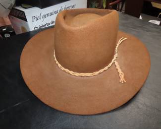 Stetson size 7.5 suede cowboy hat.