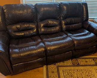 Upholstered 3 Seat Sofa/Recliner