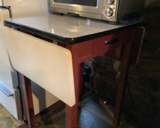 Enamel top table