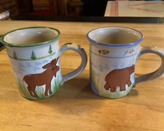 Starbucks hand painted mugs