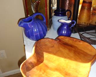 Blue Pitcher and Animal Box sold