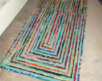 Safavieh Nantucket Hermon 2 x 8 Abstract Runner Rug (we have 2 like new)