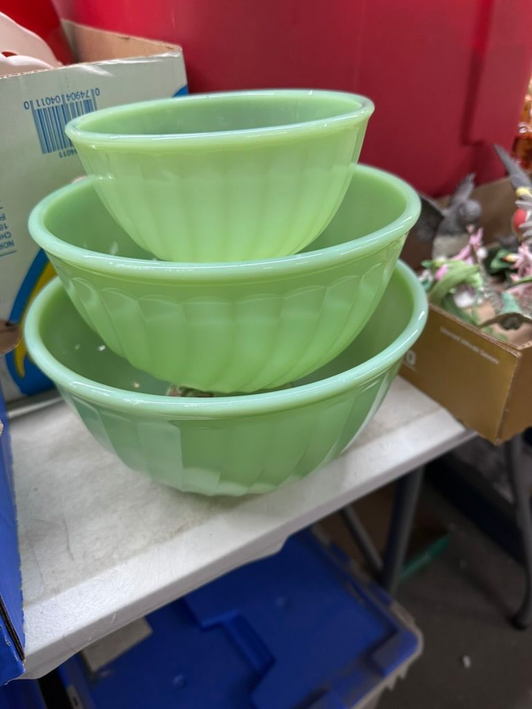 Jadeite Mixing Bowls