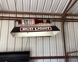 Large Bud Light light