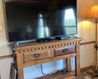 Rustic television console