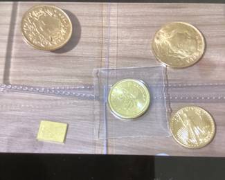 Gold coins