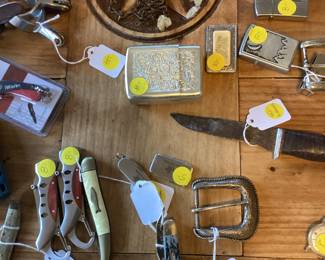 Case knife zippo lighter