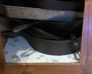Cast iron skillets