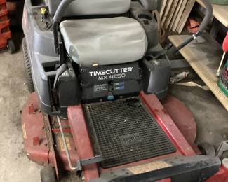 TORO zero turn 137 hours