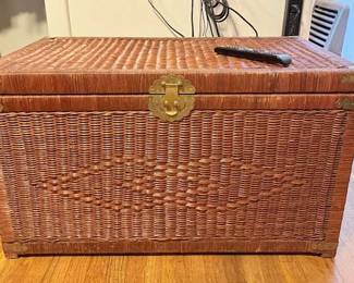 wicker trunk