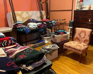 Lots of clothes sold 