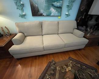 You will need to make arrangements for any sofa and  furniture to be removed with the appropriate help .