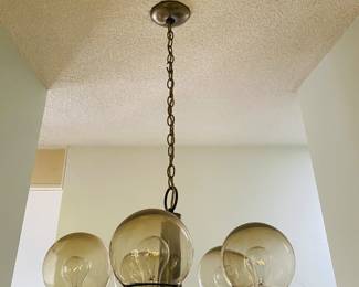 True Legacy Premium - Mid Century Brass and Wood Light