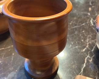 hand made wood bowl/goblet