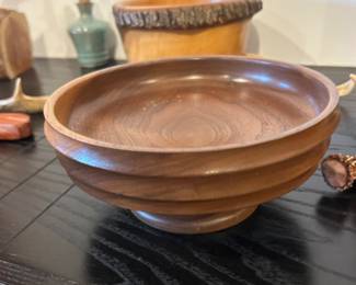 hand carved wood bowl