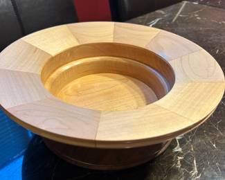 hand made wood bowl