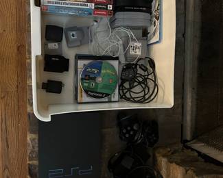 PS2 with games