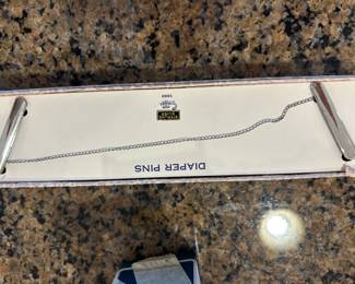 Sterling diaper pins