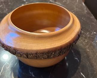 hand made wood bowl