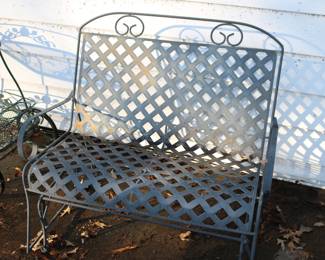 Metal Patio Glider