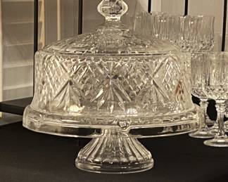 crystal cake stands