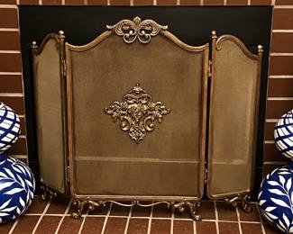 Bella fireplace screen