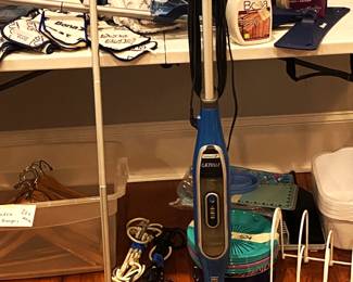 Bona. Shark and Swiffer cleaning materials