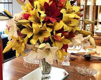 beautiful artificial flowers