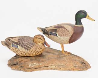 Miniature Mallard Pair - Allen J. King