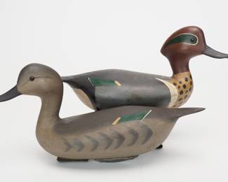 Green-winged Teal Pair - Pete Peterson