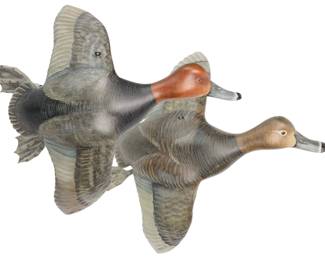 Flying Redhead Pair - Mike Borrett