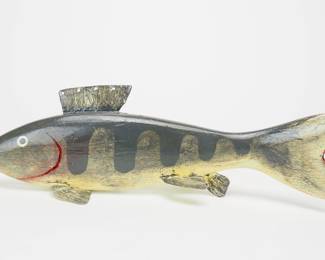 Large Perch Spear Fishing Decoy - George J. Aho 