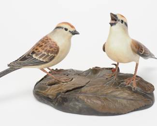 Life-size Chipping Sparrow Scene - Frank Finney