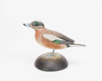 Miniature Widgeon Drake - Elmer Crowell  