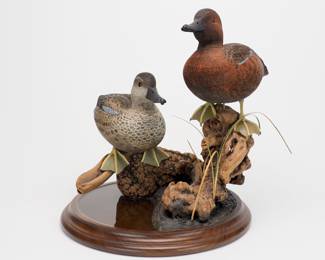 Cinnamon Teal Pair - Al Burk