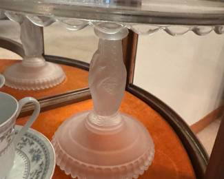 Eapg Hobbs tree of life hand cake stand