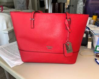 Guess Red Purse. Excellent Condition 