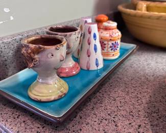 Colorful kitchen ware