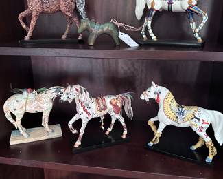 Equestrian figurines