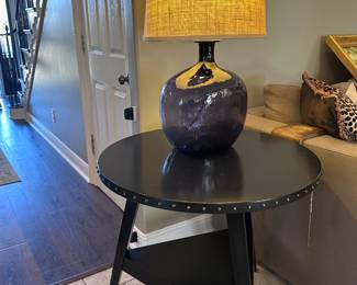 Black lacquer table