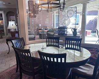 Dining table and chairs